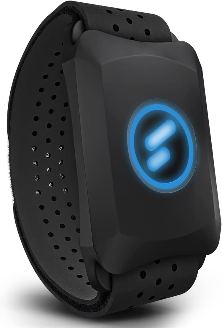 Sportstech Cardiofréquencemètre sPulse avec Bracelet Bluetooth et capteur LED | Smart HRM Cardiofréquencemètre sans Sangle de Poitrine Fitness Podomètre Sense Run