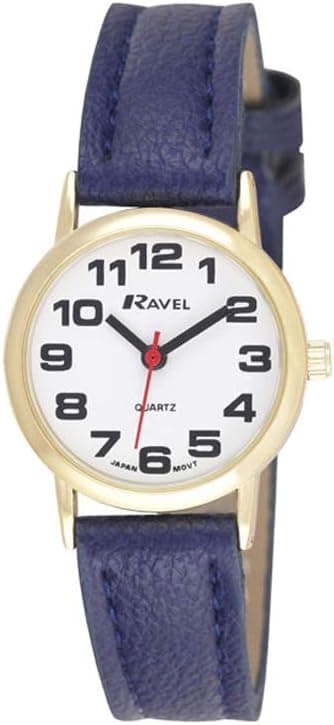 Ravel - Montre Bracelet Unisexe Facile à Lire avec de Gros Chiffres
