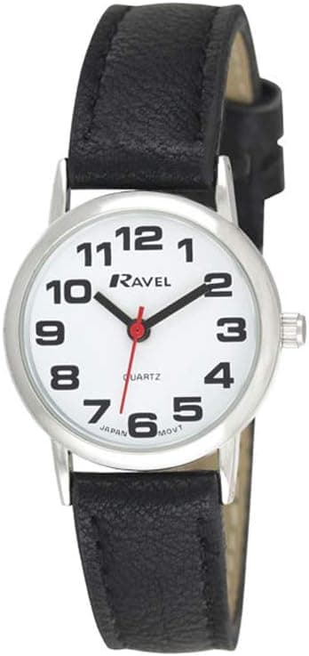 Ravel - Montre Bracelet Unisexe Facile à Lire avec de Gros Chiffres