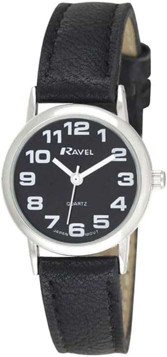 Ravel - Montre Bracelet Unisexe Facile à Lire avec de Gros Chiffres