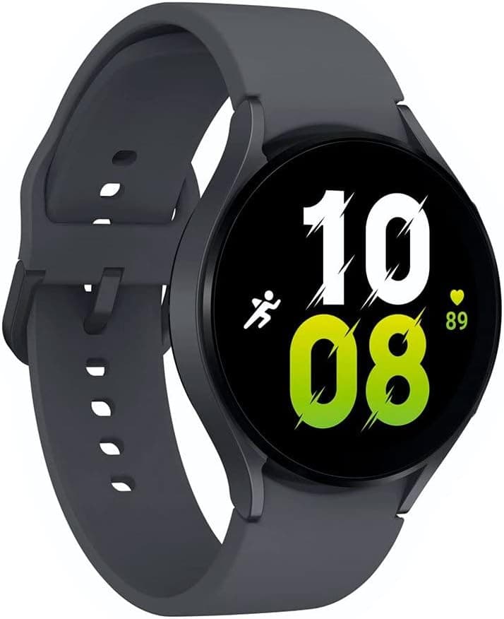 Samsung Galaxy Watch 5 (44 mm) Bluetooth - Montre connectée avec moniteur d'activité, graphite, version allemande (Reconditionné)