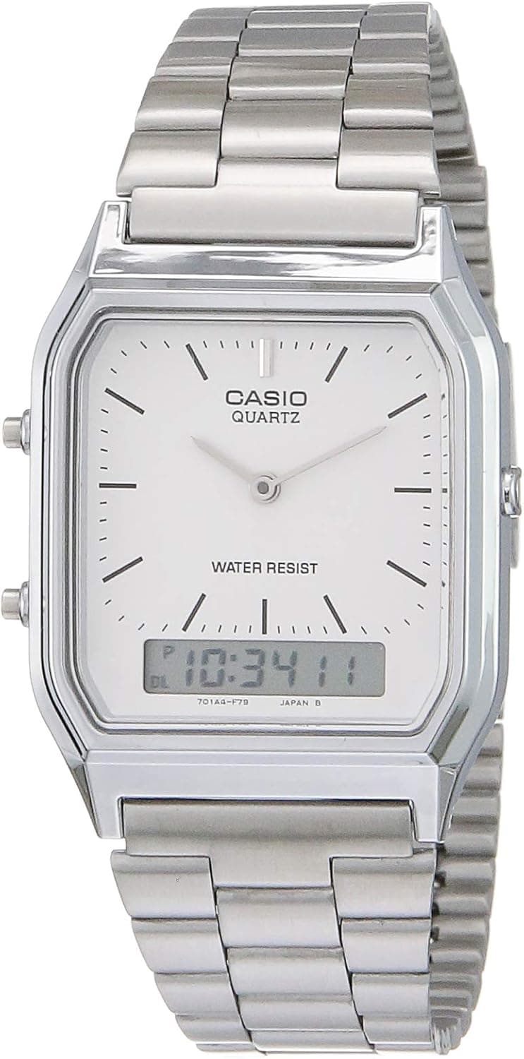 Casio - Mens Watch - AQ230A7D, Silver, Core