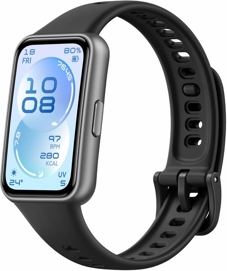 HUAWEI Band 11 Montres connectées, Écran AMOLED 1,62 Pouces, Bracelet Intelligent avec HRV Moyenne du Sommeil, Autonomie allant jusqu'à 14 Jours, Résistance à l'eau 5ATM, Android & iOS, Noir