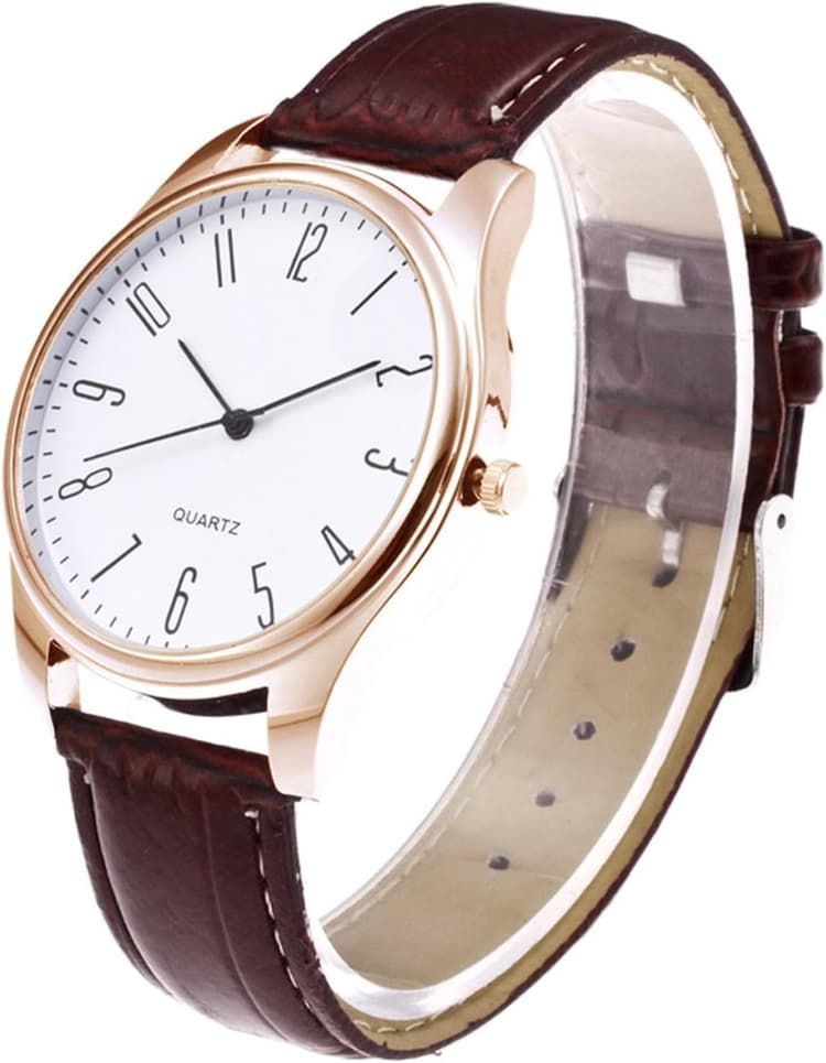 T2n720 Montre à quartz en cuir pour homme
