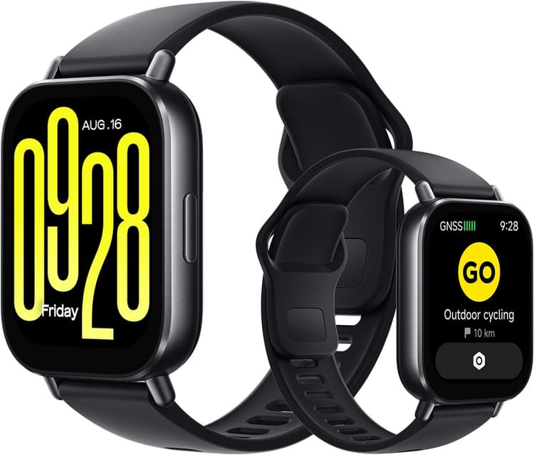 XIAOMI Redmi Watch 5 Active – Montre connectée Fitness, écran LCD 51mm, 18j autonomie, appels Bluetooth, 140+ Modes Sport, Suivi du Sommeil, 5ATM, GPS, Android & iOS, Noir