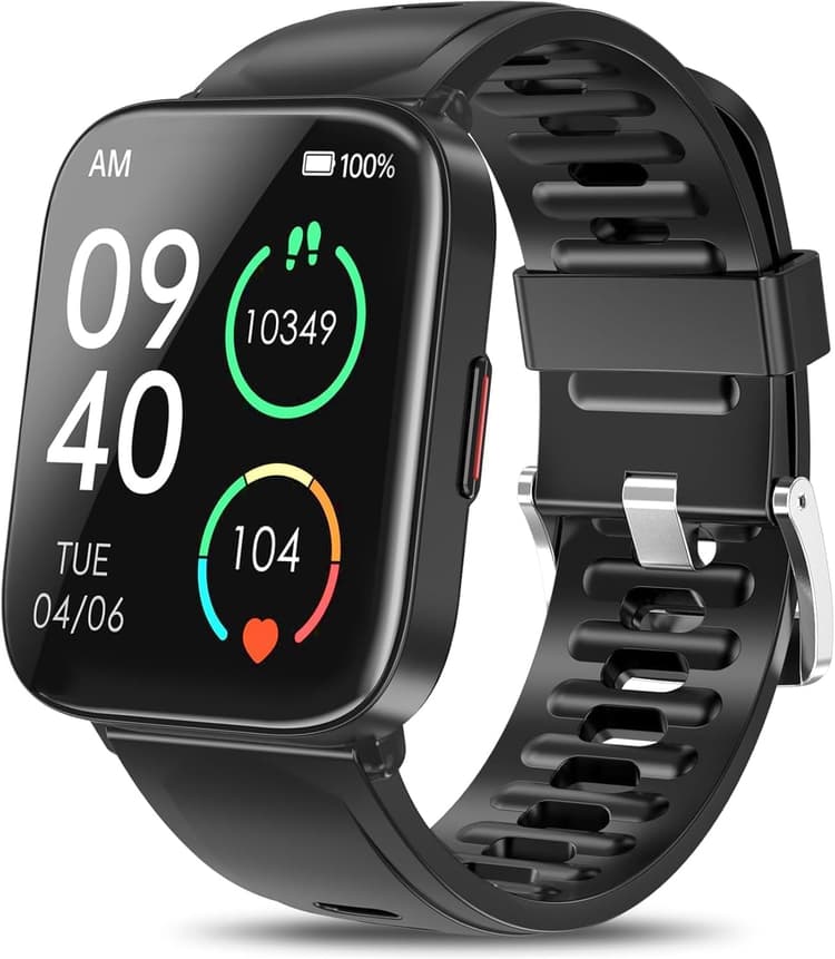 Smart Watch, 5ATM Waterproof Fitness Men's Smartwatch, 1.69'' Touch Screen Fitness Watch, Multi-Sport Mode Smartwatch, Compatible with Android iOS Phones