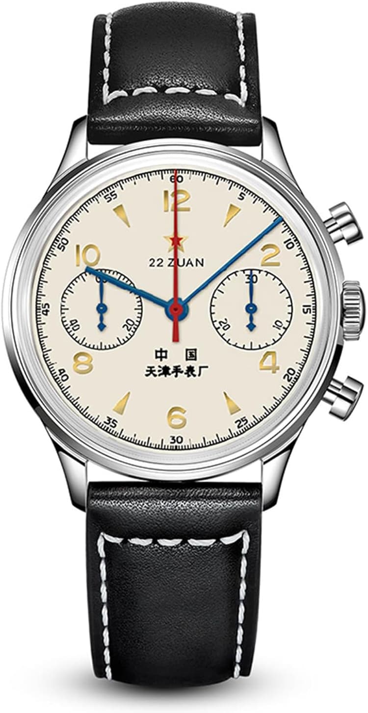 Seagull 1963 Series Limited Edition 70th Anniversary Reissue 37.3mm Chronograph Men's Manual Mechanical Watch 819.17.1963A