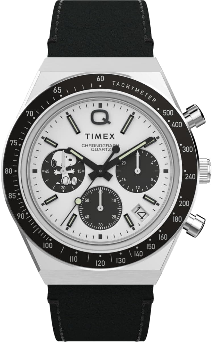 Timex Montre Quartz Chronographe pour Hommes x Peanuts Snoopy