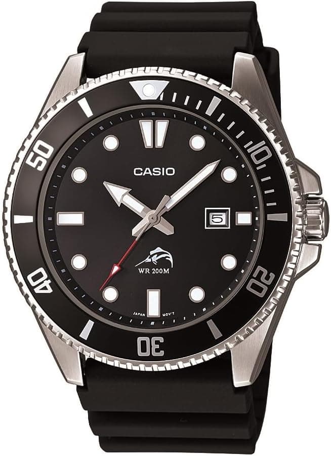 Casio MDV106-1AV 200 M WR Montre de plongée pour homme Noir