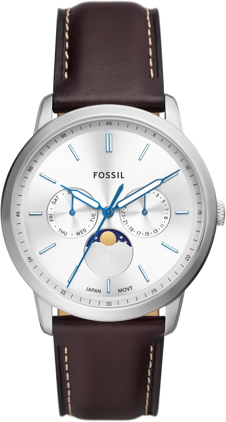 Fossil Men's Watch, Neutra Quartz Stainless Steel Chronograph Watch for Men