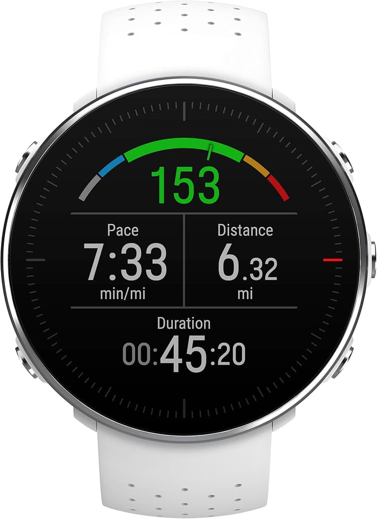 POLAR Vantage M –Advanced Running & Multisport Watch with GPS and Wrist-Based Heart Rate (Lightweight Design & Latest Technology), White, M-L