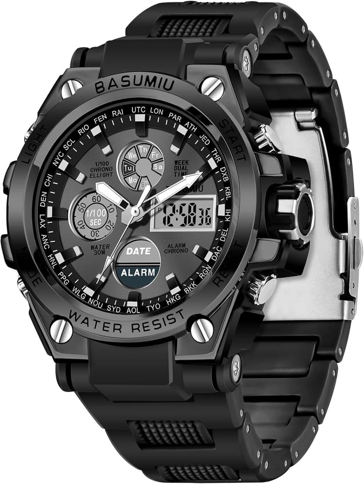 Military Tactical Watches for Men Luxury Black Digital Work Mens Watch Sport Dive Men's Wrist Watches Waterproof Cheap