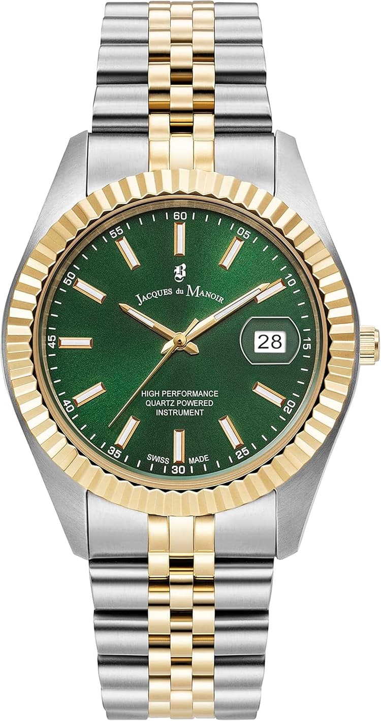 Jacques Du Manoir Montre habillée JWN01703, Argent + Or., Bracelet