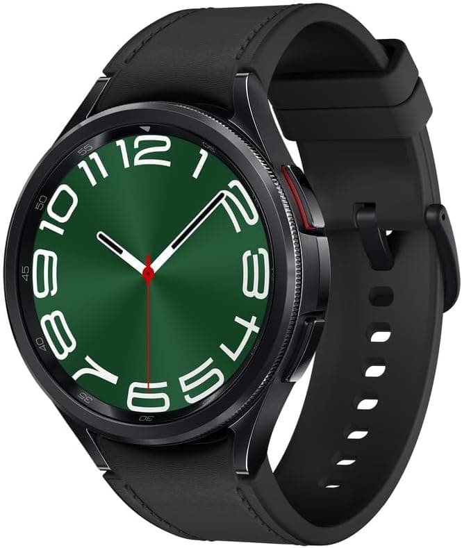 SAMSUNG Galaxy Watch 6 Classic 47mm Bluetooth Smartwatch, Rotating Bezel, Fitness Tracker, Personalized HR Zones, Advanced Sleep Coaching, US Version, Black (Renewed)