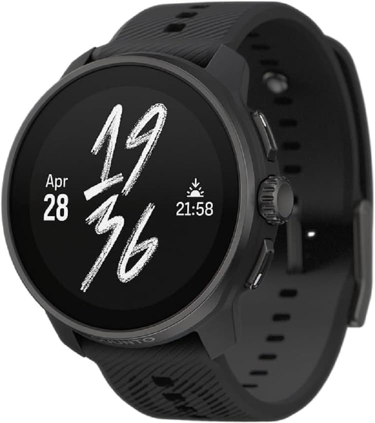 SUUNTO Race S Montre Sport Femme Homme, Tracker d'Activités GPS Running, Bi-Band GNSS, Carte Hors Ligne, Écran Tactile AMOLED, Smartwatch Cardiofréquencemètre Podomètre Altimètre, 13 Jours d'Autonomie
