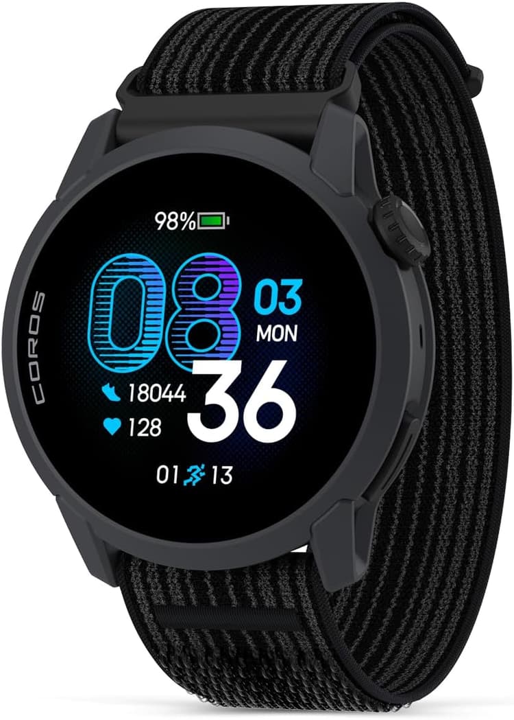 COROS Pace 4 Montre Sport Ultralégère, Écran Tactile AMOLED 1,2", 32g Montre Running, 19 Jours d'autonomie, Contrôle Vocal, Outils d'entraînement, GPS précis, Plan d'entraînement, Course à Pied