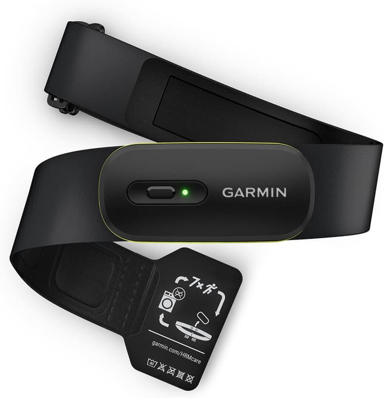 Garmin HRM-600, Moniteur de fréquence Cardiaque Haut de Gamme, VFC, dynamiques de Course, Pas, Calories, Vitesse, Distance, Enregistrement et synchronisation des données sans Montre, Taille M-XL