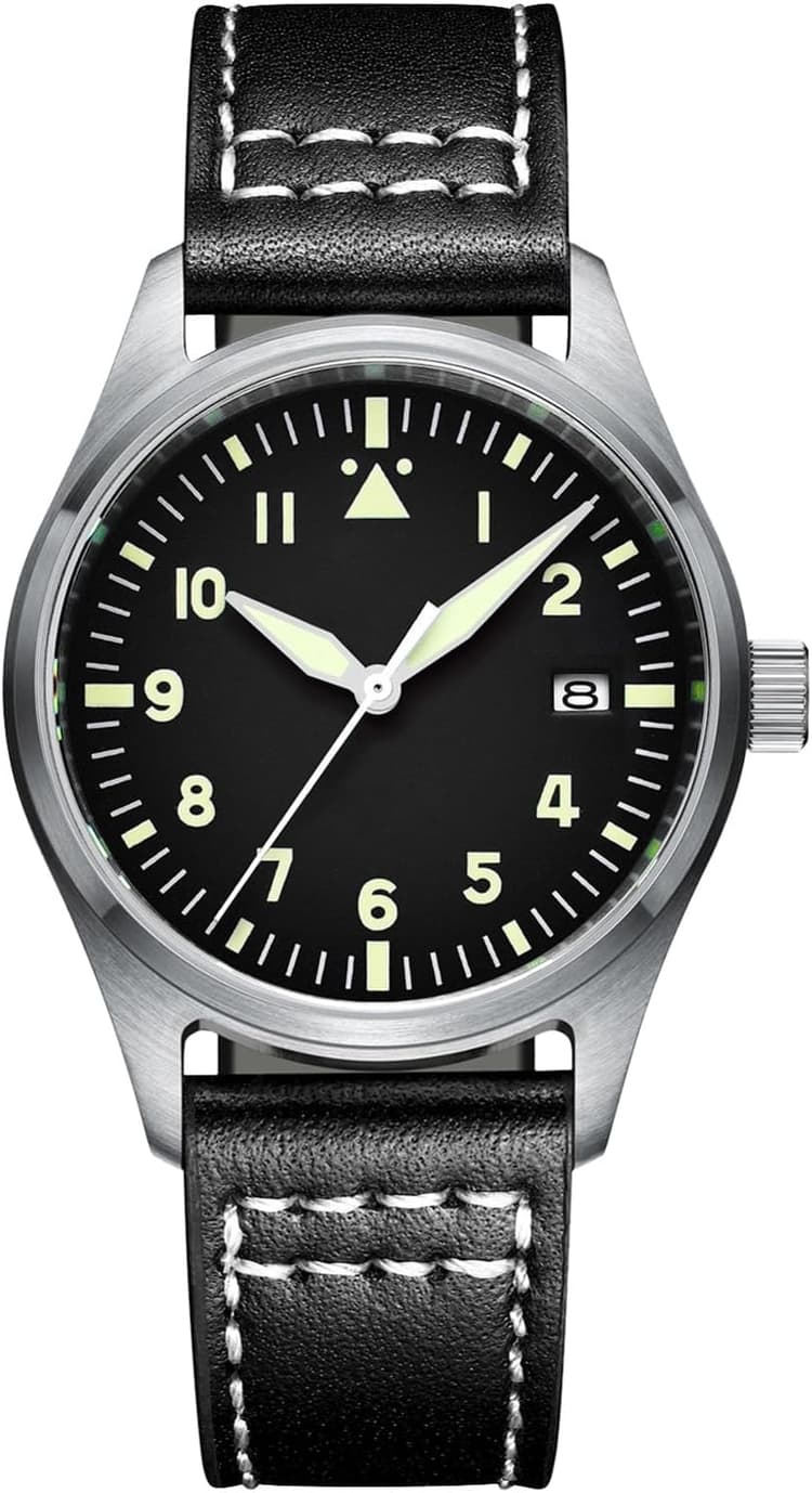 ADDIESDIVE Automatic Watches for Men Stainless Steel Diver 200 M Luminescent Analog Business Casual Dress Watch Men